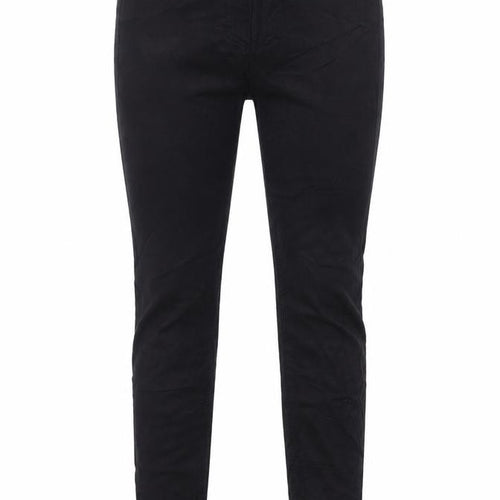 Marks and Spencer Girls Black Cotton Skinny Jeans Size 10-11 Years L23 in Regular Zip
