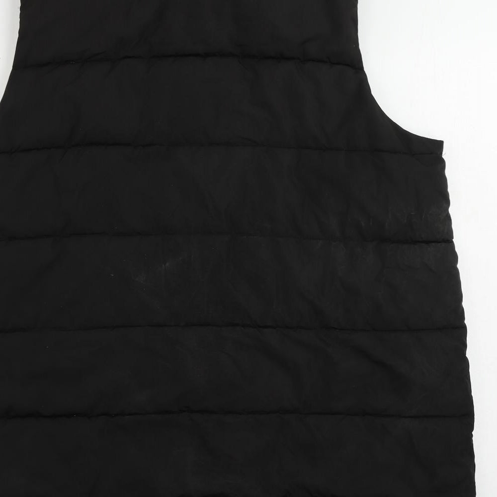 New Look Womens Black Gilet Jacket Size 18 Zip