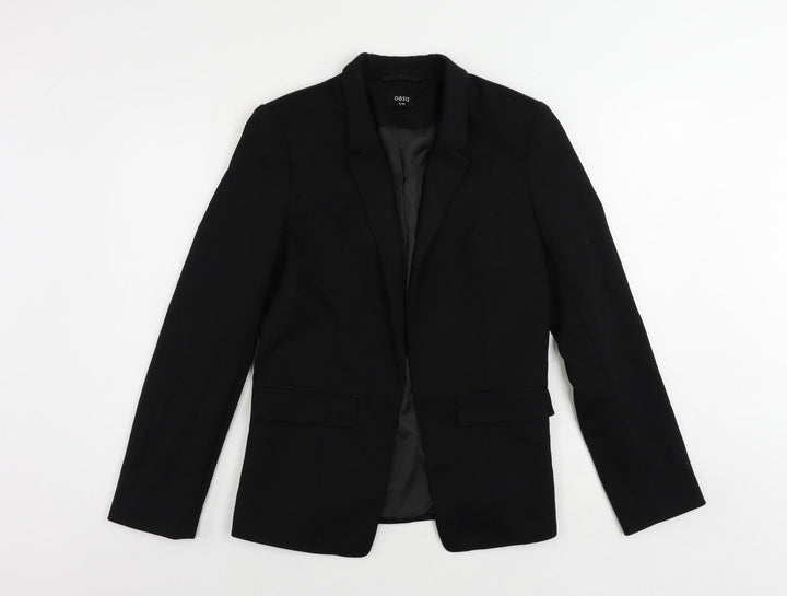 Oasis Womens Black Jacket Blazer Size 10 - Open