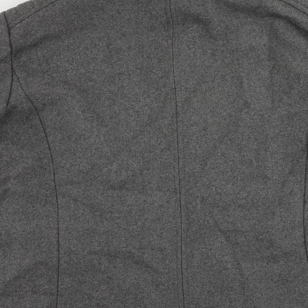 Bershka Mens Grey Jacket Size XL Zip