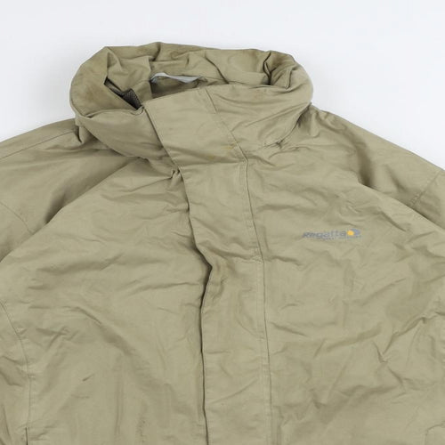 Regatta Mens Beige Windbreaker Jacket Size S Zip