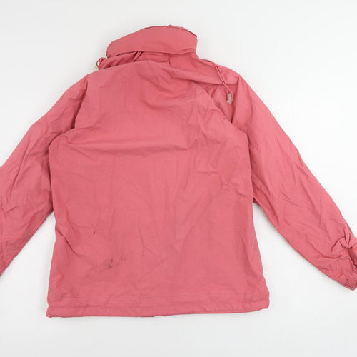 Regatta Womens Pink Windbreaker Jacket Size 12 Zip - Logo