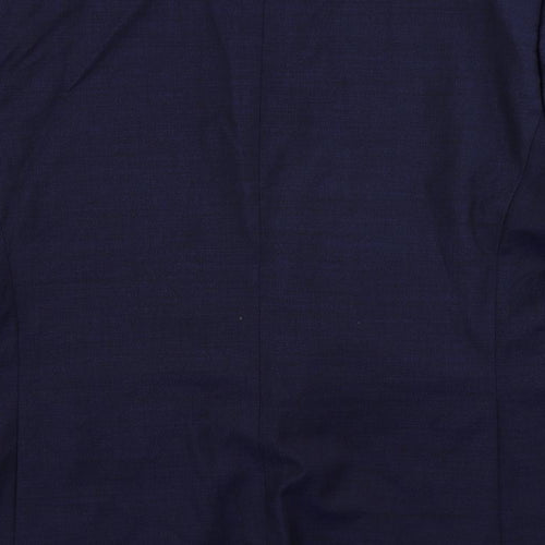 Marks and Spencer Mens Blue Wool Jacket Suit Jacket Size 44 Regular