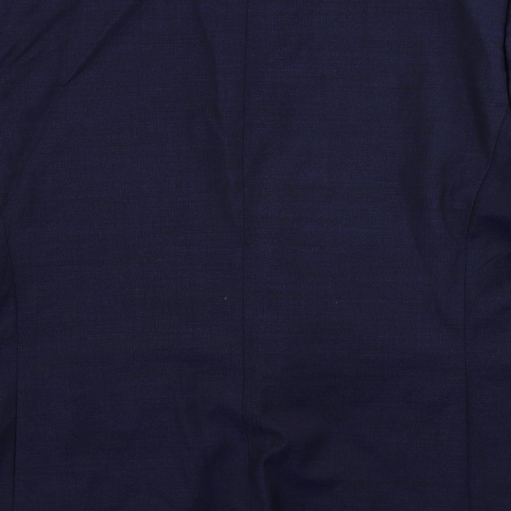 Marks and Spencer Mens Blue Wool Jacket Suit Jacket Size 44 Regular