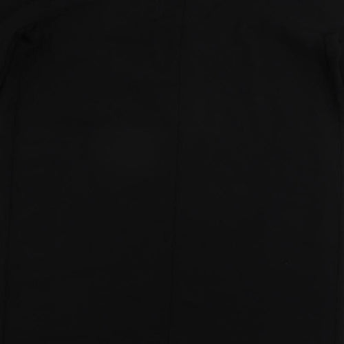 Zara Womens Black Polyester Sheath Size S Boat Neck Pullover