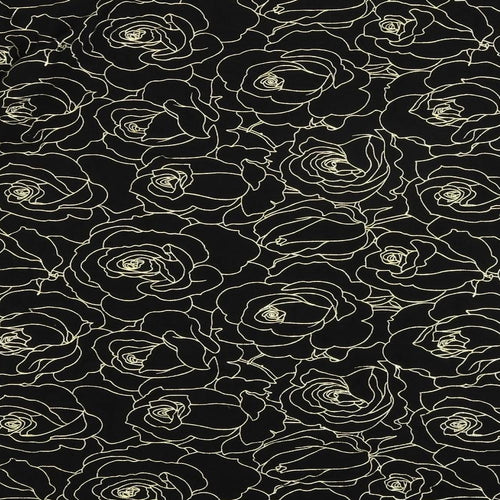 Real Basics Womens Black Floral Viscose Tunic Blouse Size S Round Neck