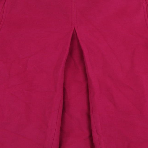 Marks and Spencer Womens Pink Pea Coat Coat Size 12 Button