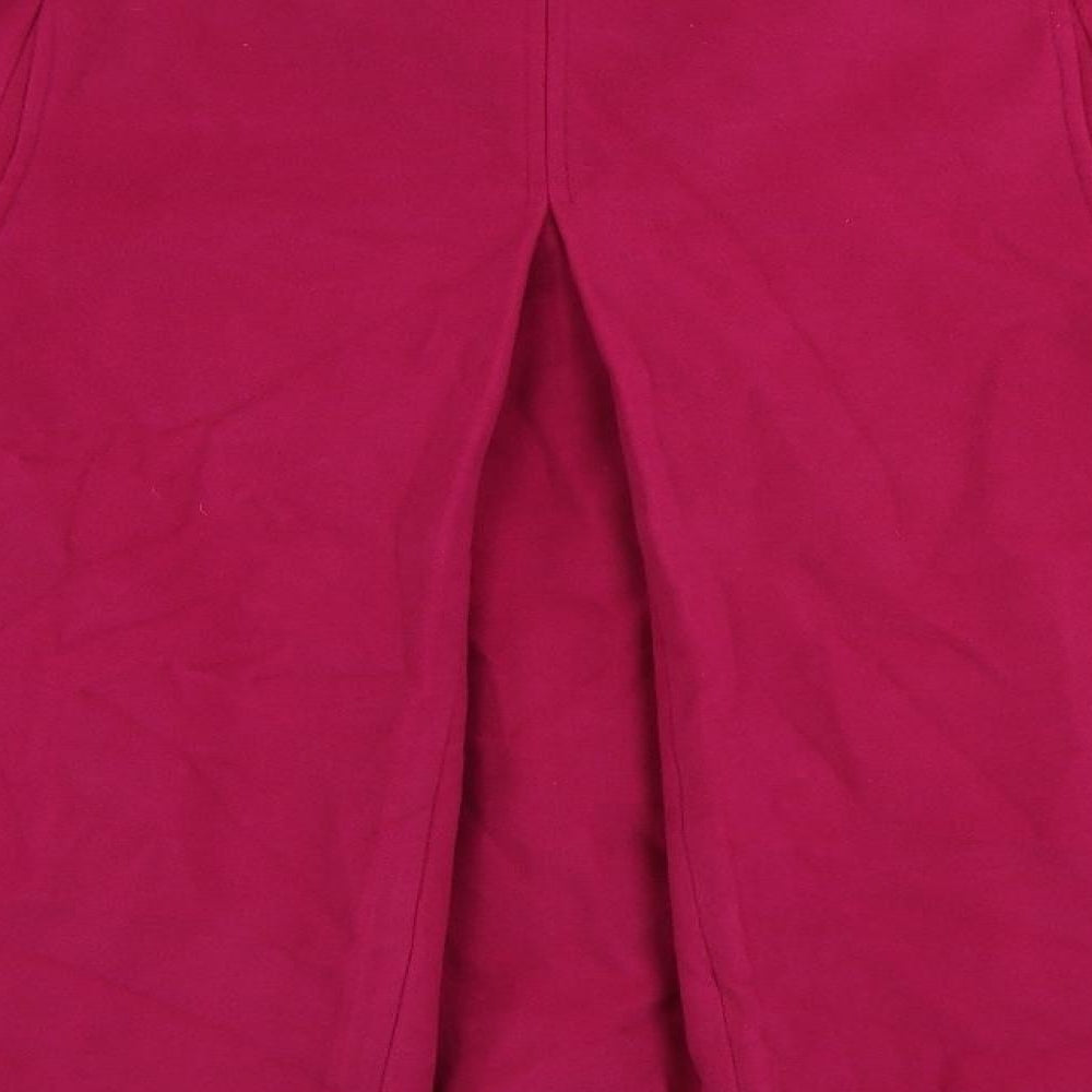Marks and Spencer Womens Pink Pea Coat Coat Size 12 Button
