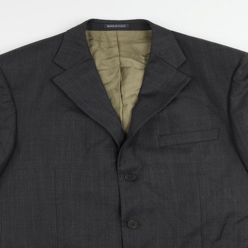 Marks and Spencer Mens Grey Wool Jacket Suit Jacket Size 44 Regular
