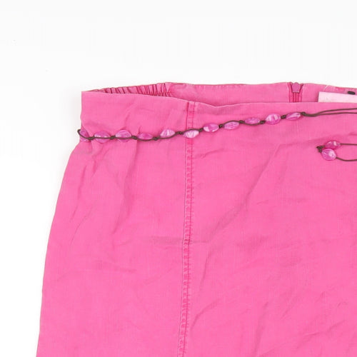 Principles Womens Pink Lyocell A-Line Skirt Size 20 Zip