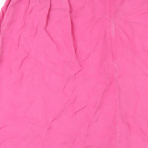 Principles Womens Pink Lyocell A-Line Skirt Size 20 Zip