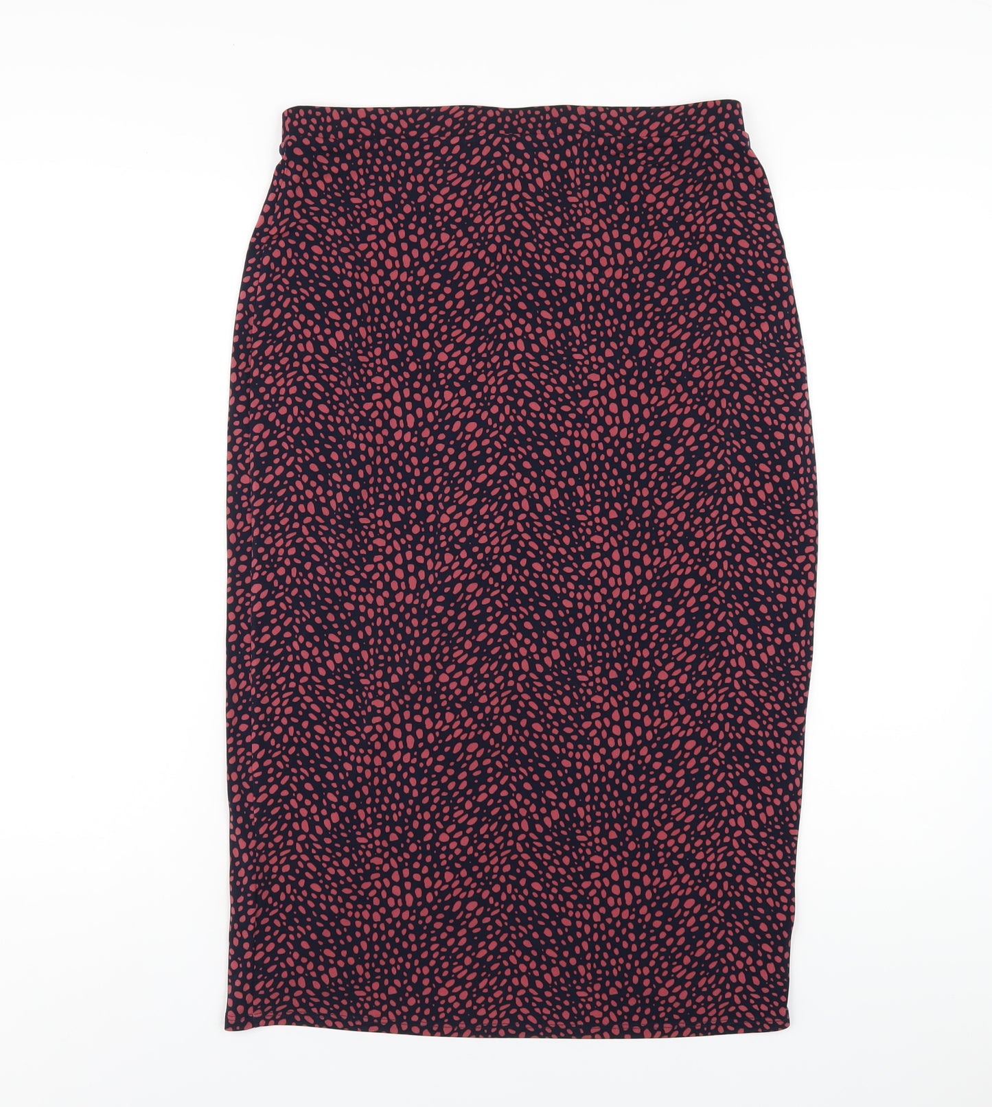 Oasis Womens Multicoloured Geometric Polyester A-Line Skirt Size M