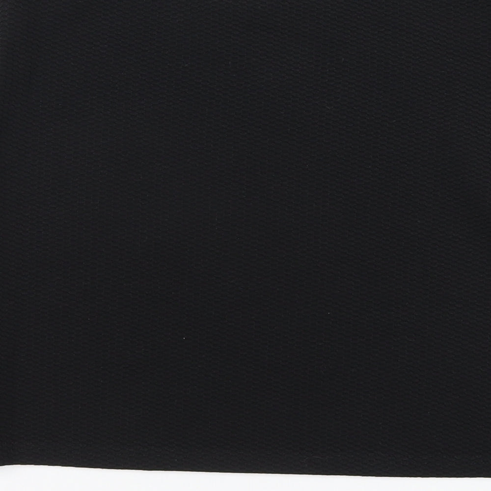 New Look Womens Black Polyester Mini Skirt Size 12