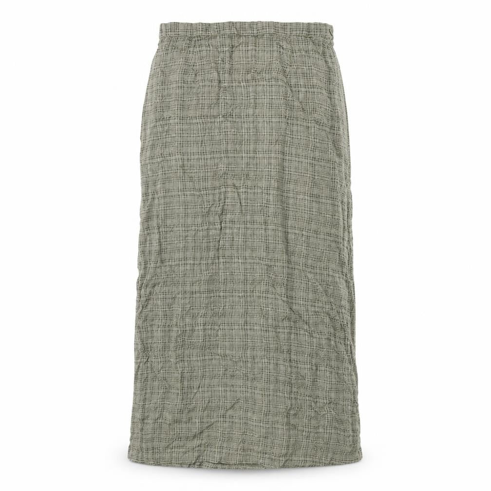 Linden Hill Womens Grey Geometric Viscose A-Line Skirt Size S Zip