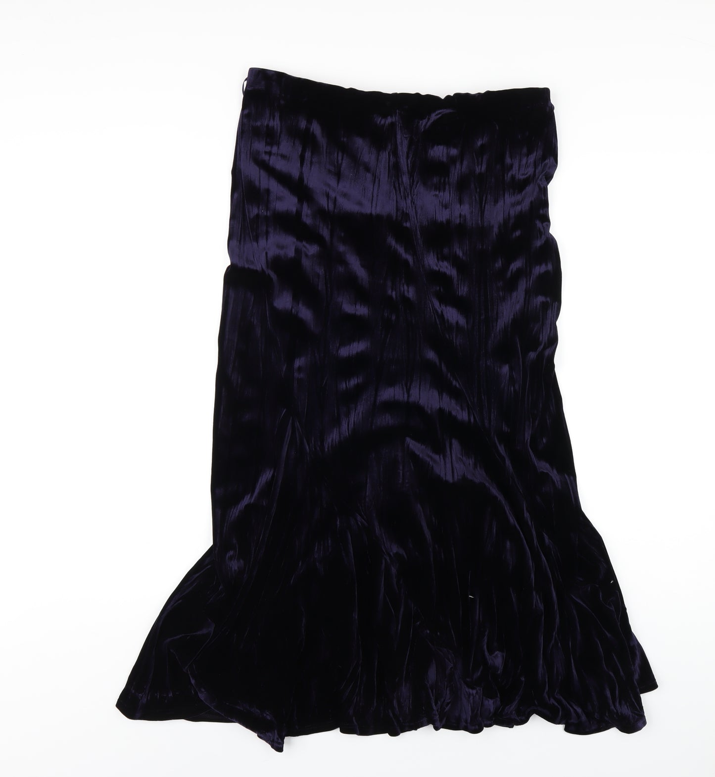 J. Taylor Womens Blue Polyester A-Line Skirt Size 12