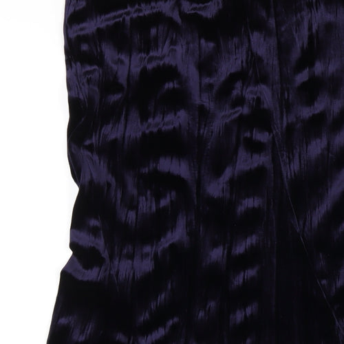 J. Taylor Womens Blue Polyester A-Line Skirt Size 12