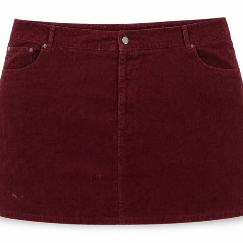 ASOS Womens Red Cotton A-Line Skirt Size 26 Zip