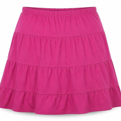 American Sweetheart Womens Pink Cotton A-Line Skirt Size L