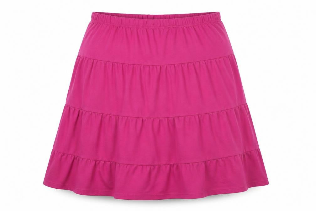 American Sweetheart Womens Pink Cotton A-Line Skirt Size L