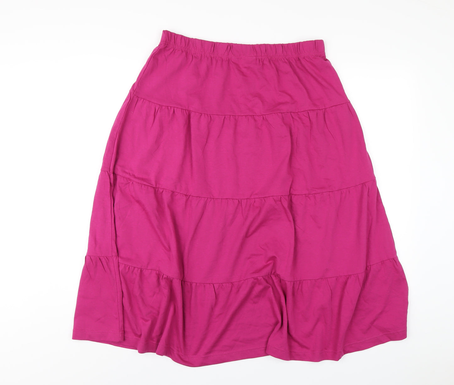 American Sweetheart Womens Pink Cotton A-Line Skirt Size L
