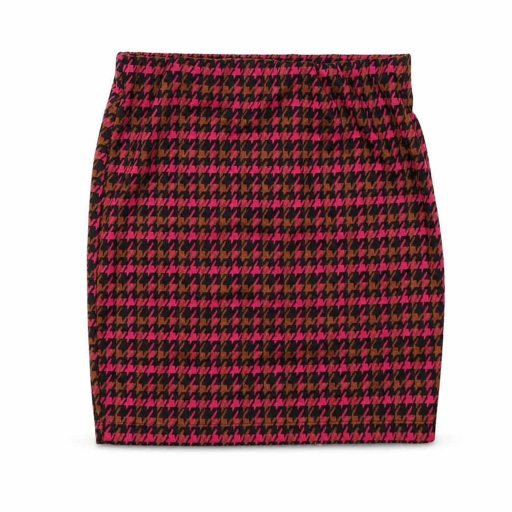 Dorothy Perkins Womens Multicoloured Geometric Polyester Straight & Pencil Skirt Size 8