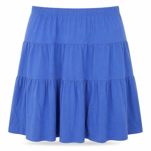 American Sweetheart Womens Blue Cotton A-Line Skirt Size 3XL