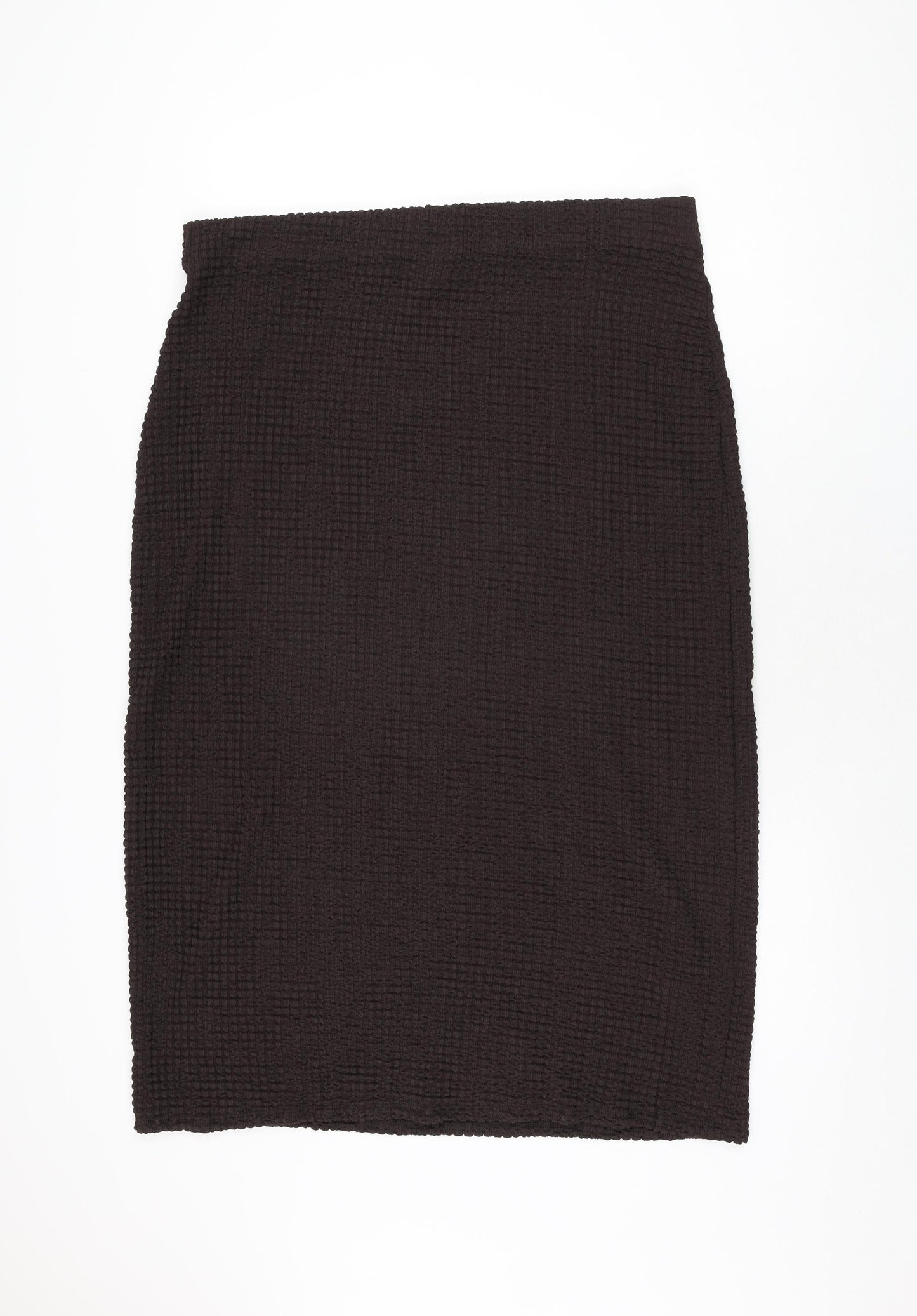 Marks and Spencer Womens Brown Polyester Straight & Pencil Skirt Size 20