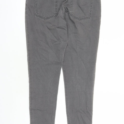 Marks and Spencer Womens Grey Cotton Jegging Jeans Size 12 L28 in Regular - Elasticated Waist