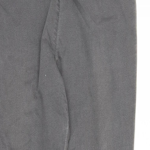 Marks and Spencer Womens Grey Cotton Jegging Jeans Size 12 L28 in Regular - Elasticated Waist