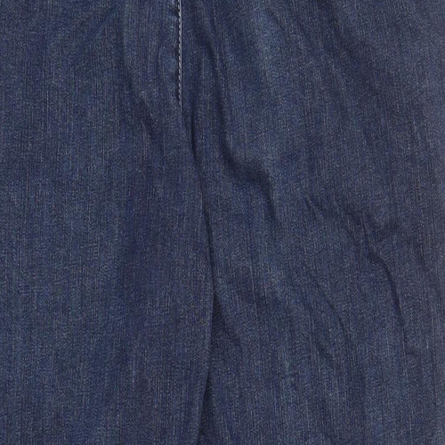 Meyer Mens Blue Cotton Straight Jeans Size 40 in L27 in Regular Zip - Pockets Short Leg