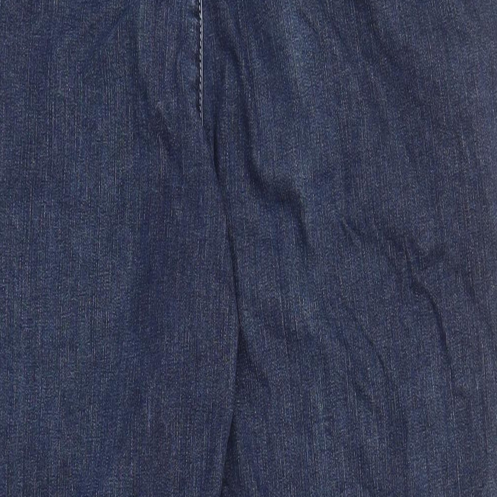 Meyer Mens Blue Cotton Straight Jeans Size 40 in L27 in Regular Zip - Pockets Short Leg