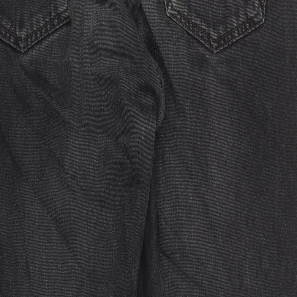 Levi's Mens Black Cotton Straight Jeans Size 34 in L30 in Regular Button - Pockets