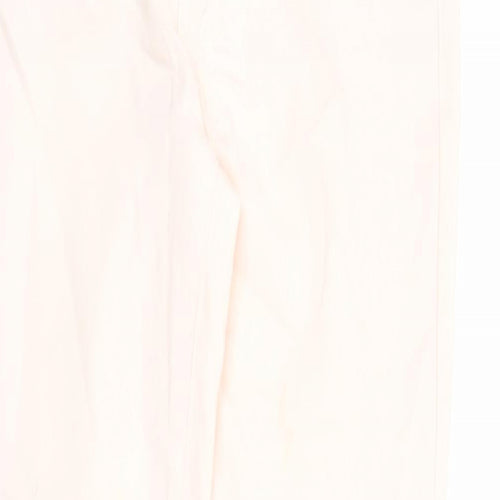 New Look Womens Pink Cotton Skinny Jeans Size 12 L28 in Regular Zip - Pockets