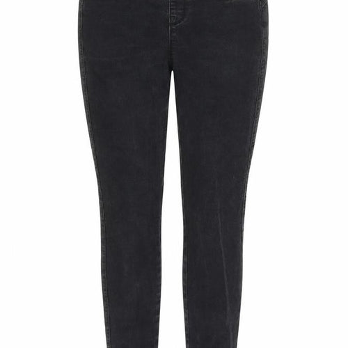 Denim & Co. Womens Black Cotton Jegging Jeans Size 8 L27 in Regular - Elasticated Waist