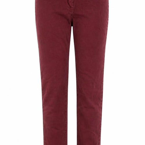 Johnnie B Girls Red Cotton Straight Jeans Size 12 Years L25 in Regular Zip - Pockets
