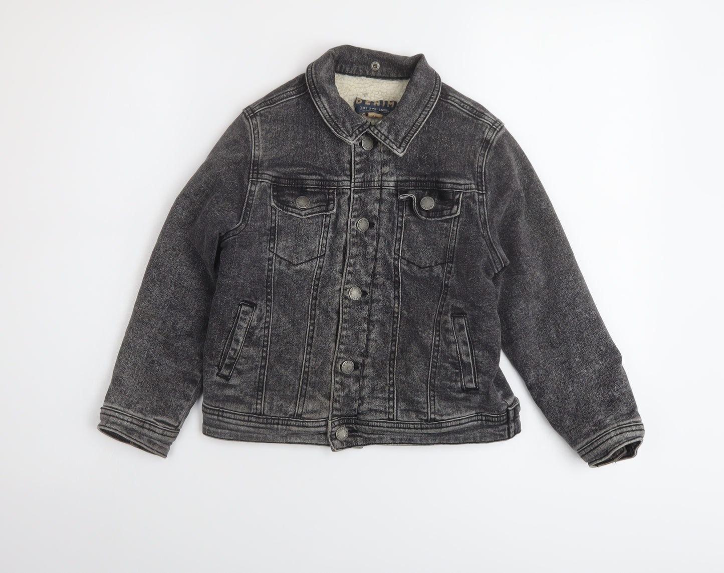 Authentic Boys Green Jacket Size 5-6 Years Button