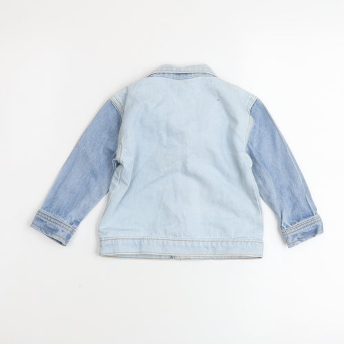F&F Baby Blue Jacket Size 9-12 Months Snap