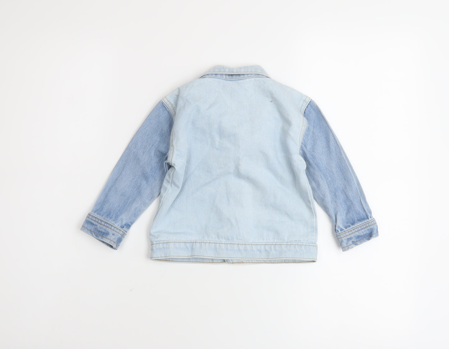F&F Baby Blue Jacket Size 9-12 Months Snap