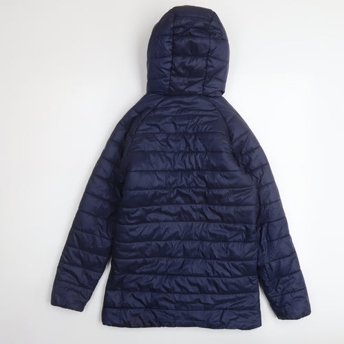 Craghoppers Boys Blue Puffer Jacket Jacket Size 9-10 Years Zip