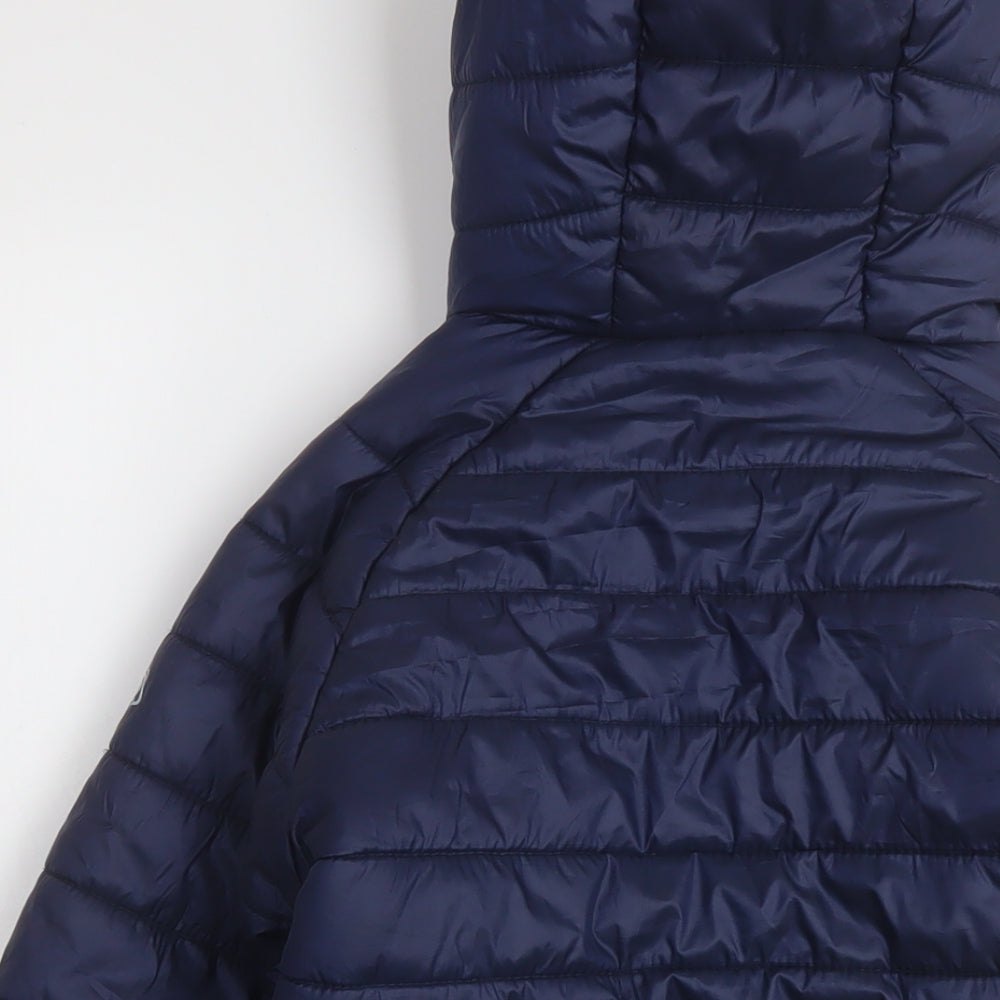Craghoppers Boys Blue Puffer Jacket Jacket Size 9-10 Years Zip