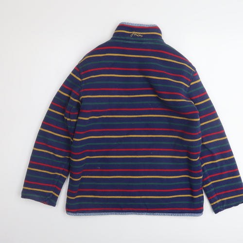 Joules Boys Multicoloured Spotted Polyester Pullover Sweatshirt Size 11-12 Years Zip
