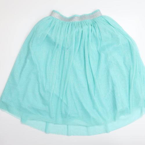 Marks and Spencer Girls Green Polyester Tutu Skirt Size 15-16 Years Regular Pull On