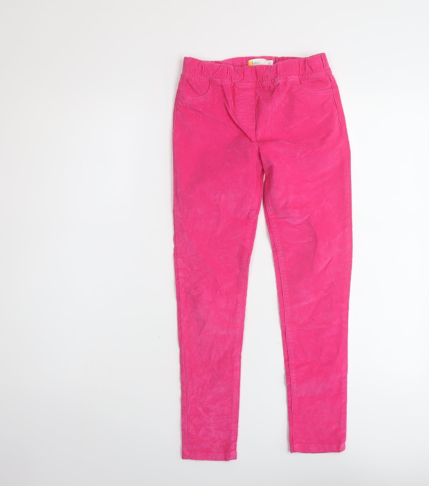 Boden Girls Pink Cotton Jegging Jeans Size 9 Years Regular Pullover