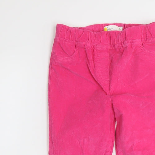 Boden Girls Pink Cotton Jegging Jeans Size 9 Years Regular Pullover