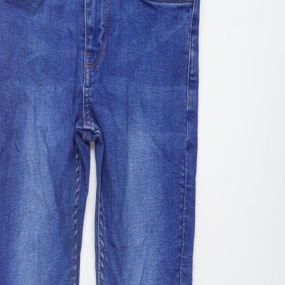 Matalan Boys Blue Cork Skinny Jeans Size 7 Years Regular Button