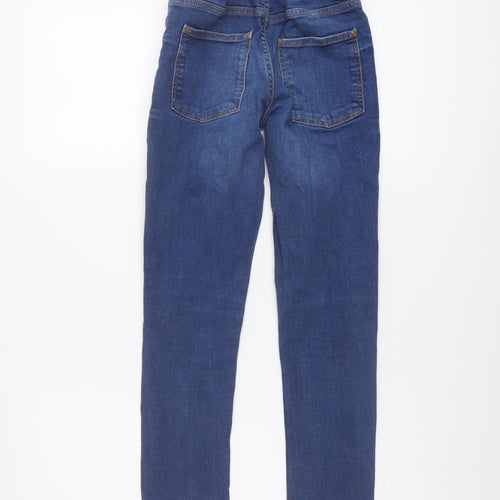 NEXT Boys Blue Cotton Skinny Jeans Size 11 Years Regular Button