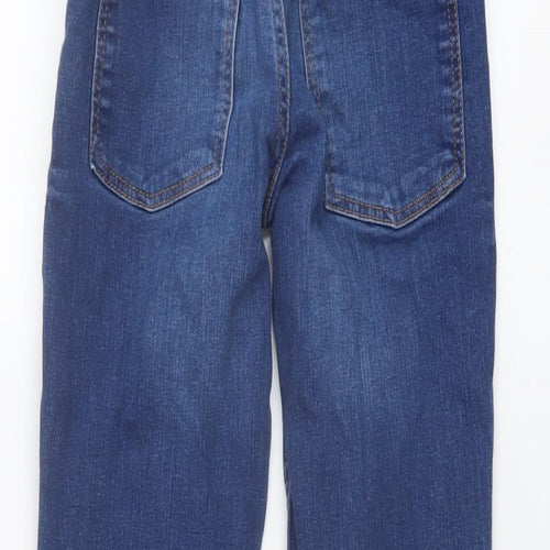 NEXT Boys Blue Cotton Skinny Jeans Size 11 Years Regular Button