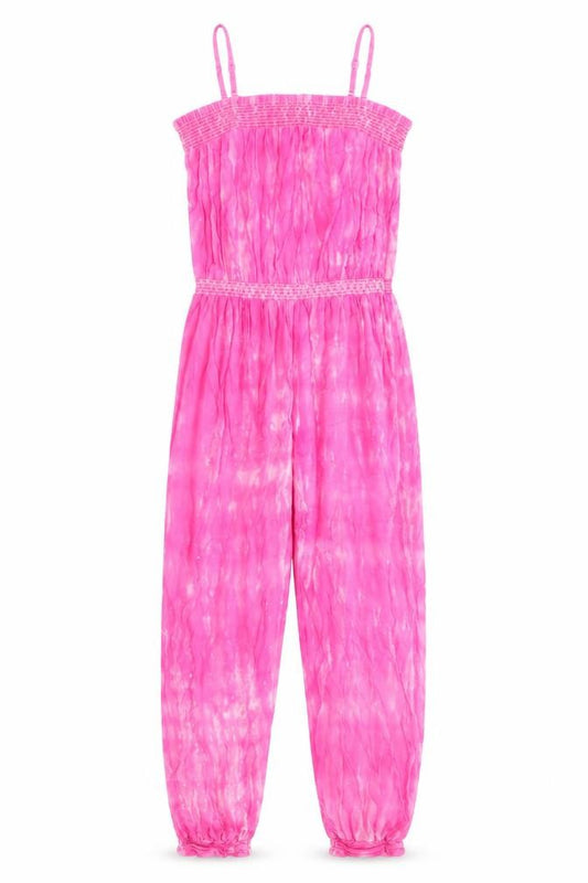 Monsoon Girls Pink Viscose Jumpsuit One-Piece Size 12-13 Years Pullover