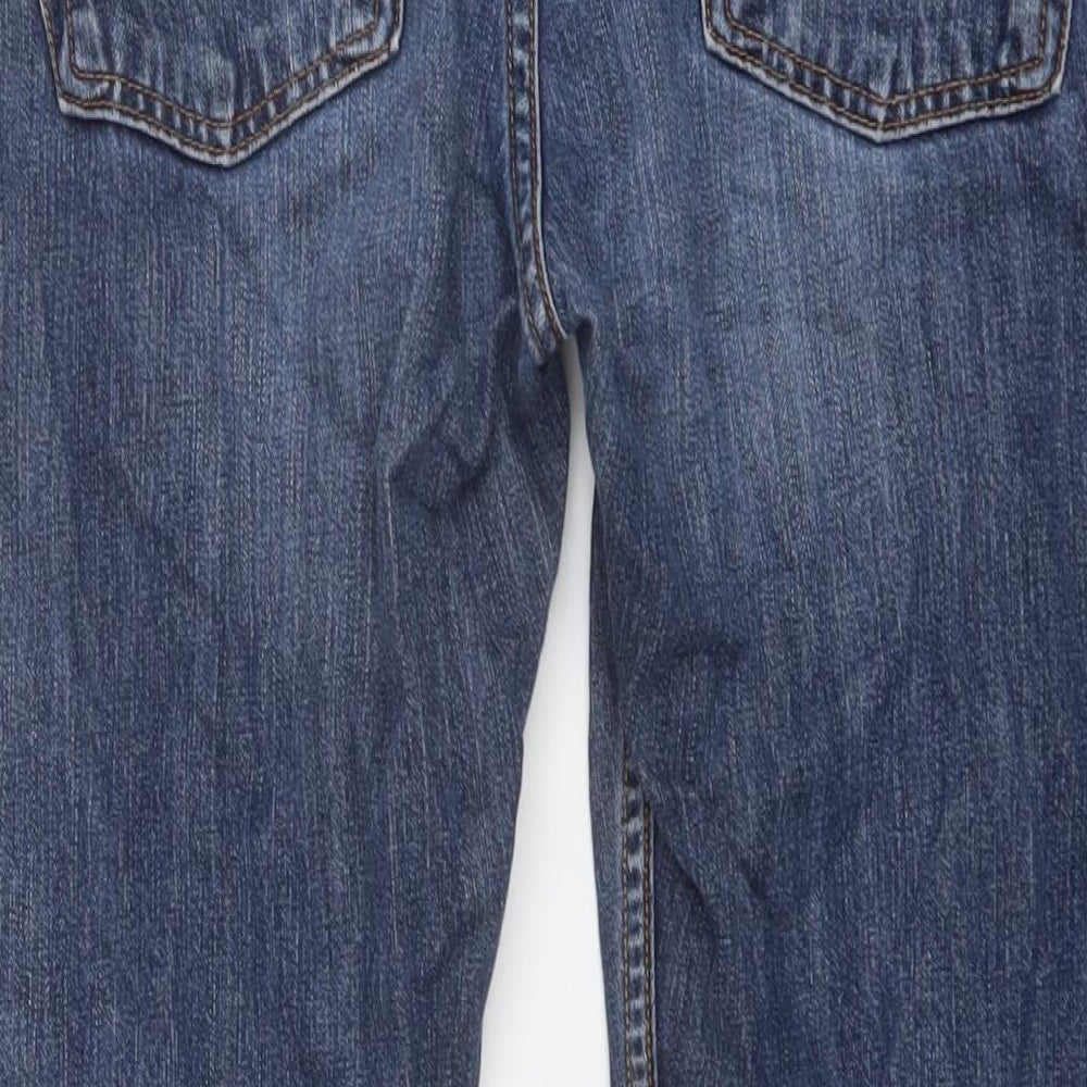 Levi's Mens Blue Cotton Straight Jeans Size 36 in L34 in Regular Button