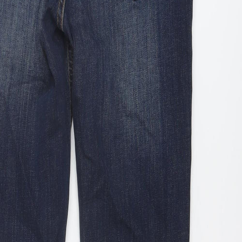 AND/OR Womens Blue Cotton Skinny Jeans Size 28 in L26 in Regular Button